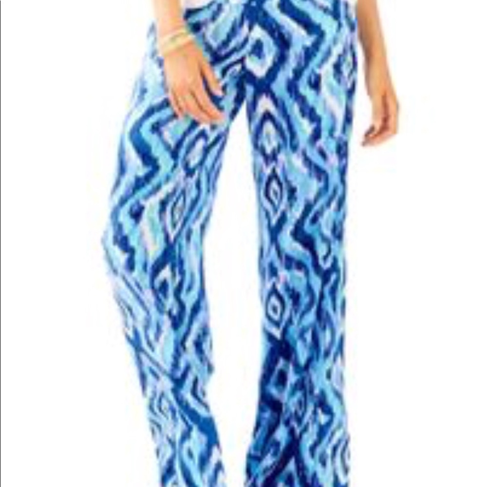 Lilly Pulitzer Lolani Silk Palazzo Pants